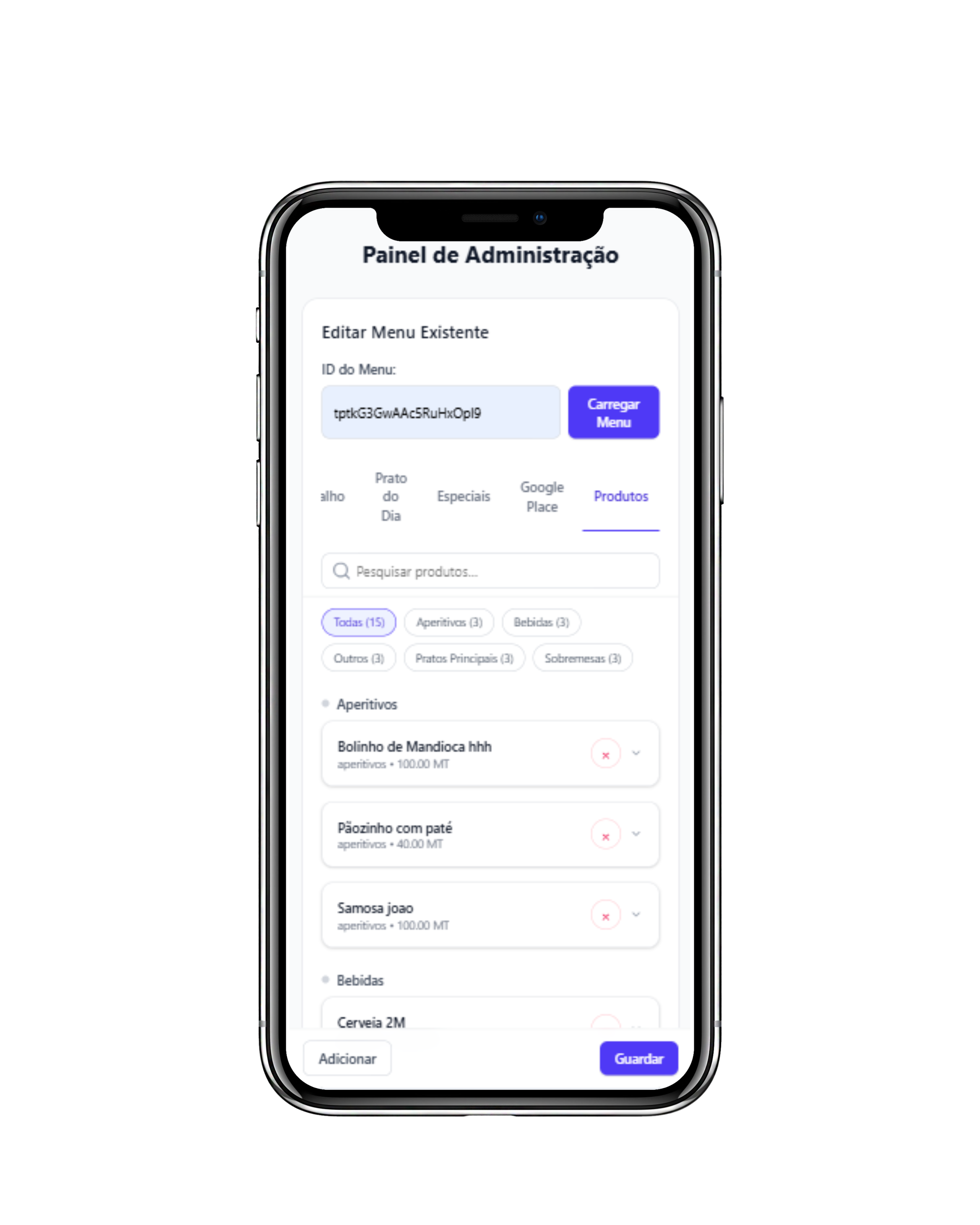 Gestão do menu em tempo real com DigiMenu